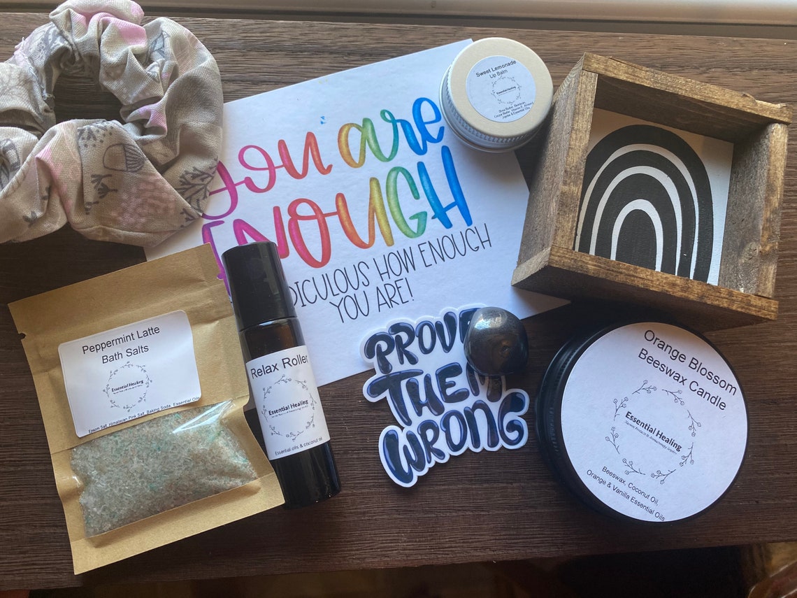 Care Gift Box Youre Worth It Cheer Up Pick Me Up Etsy