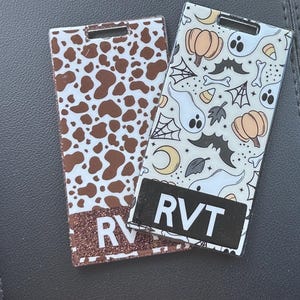 Custom badge buddies, vertical, horizontal, ID badge, title badge buddy, glitter, cute