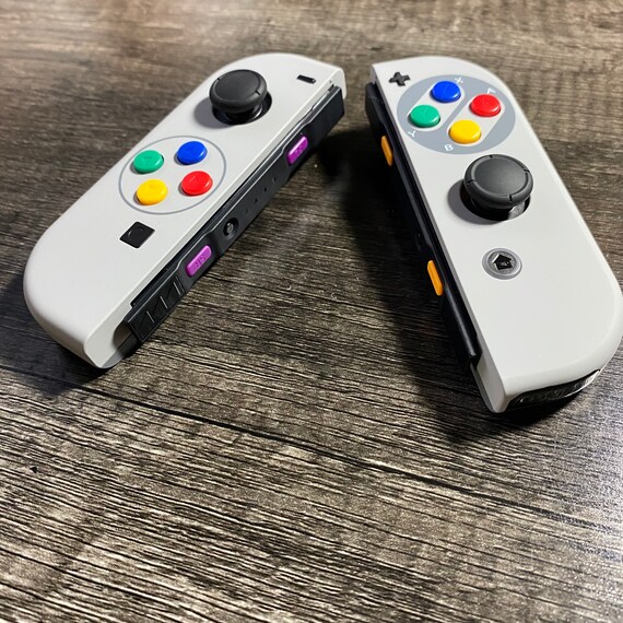 Switch Custom Joy-con Retro SNES Classic EU Patterned Dpad -  Israel