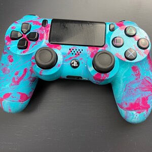 Playstation Hydro dipped PS4 Controller Bubblegum Themebrand New