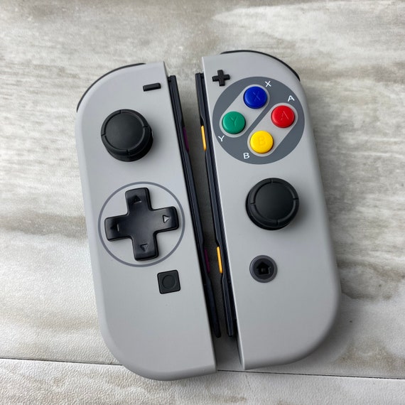 Switch Custom Joy-con Retro SNES Classic EU Patterned Dpad 