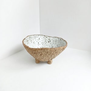 Ready Made - Rustic Round Bowl with Legs