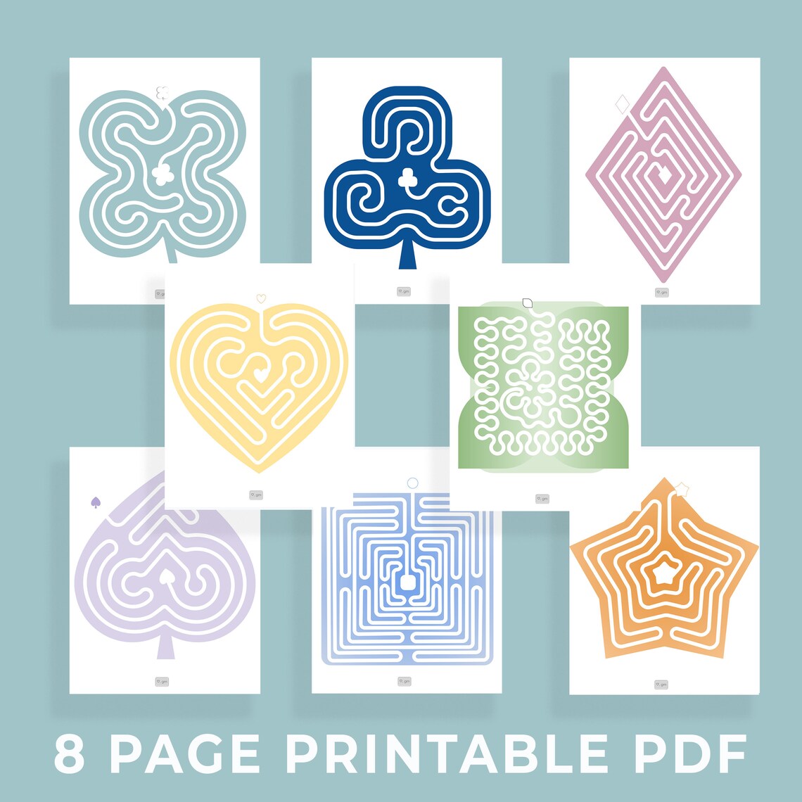 Labyrinth Bundle Printable PDF Instant Digital Download | Etsy