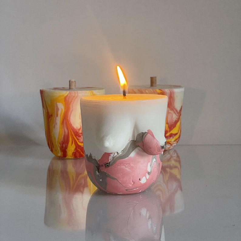 Boobs Candles Handmade Soy Candle Party Favor Candles Fun Etsy