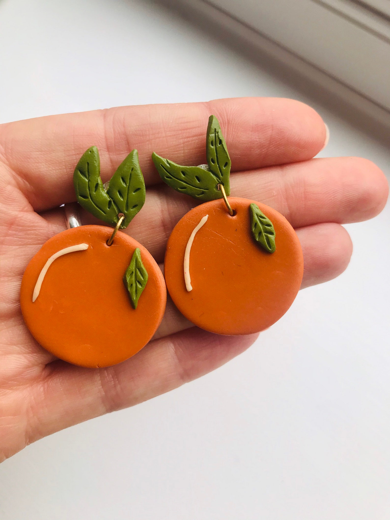 Orange Earrings// Fruit Earrings // Summer Earrings//spring Etsy UK