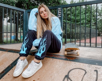 pic Sweatpants Aesthetic Baggy Outfits baggy sweatpants etsy