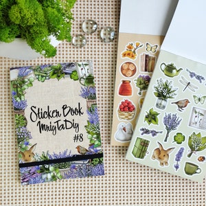 Sticker Book #8, 24 Sticker Sheets, Bullet Journal  Stickers, Planner Stickers, Scrapbook Stickers, Sticker Book Journaling Stickers