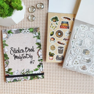 Sticker Buch #7, 24 Sticker Bögen, Bullet Journal Sticker, Planer Sticker, Scrapbook Sticker