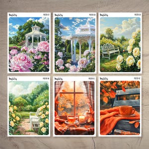Hoja de pegatinas: póster 37-42. Pegatinas para Bullet Journal, pegatinas para planificadores, pegatinas para álbumes de recortes, póster de pegatinas, póster de decoración, pegatinas artísticas