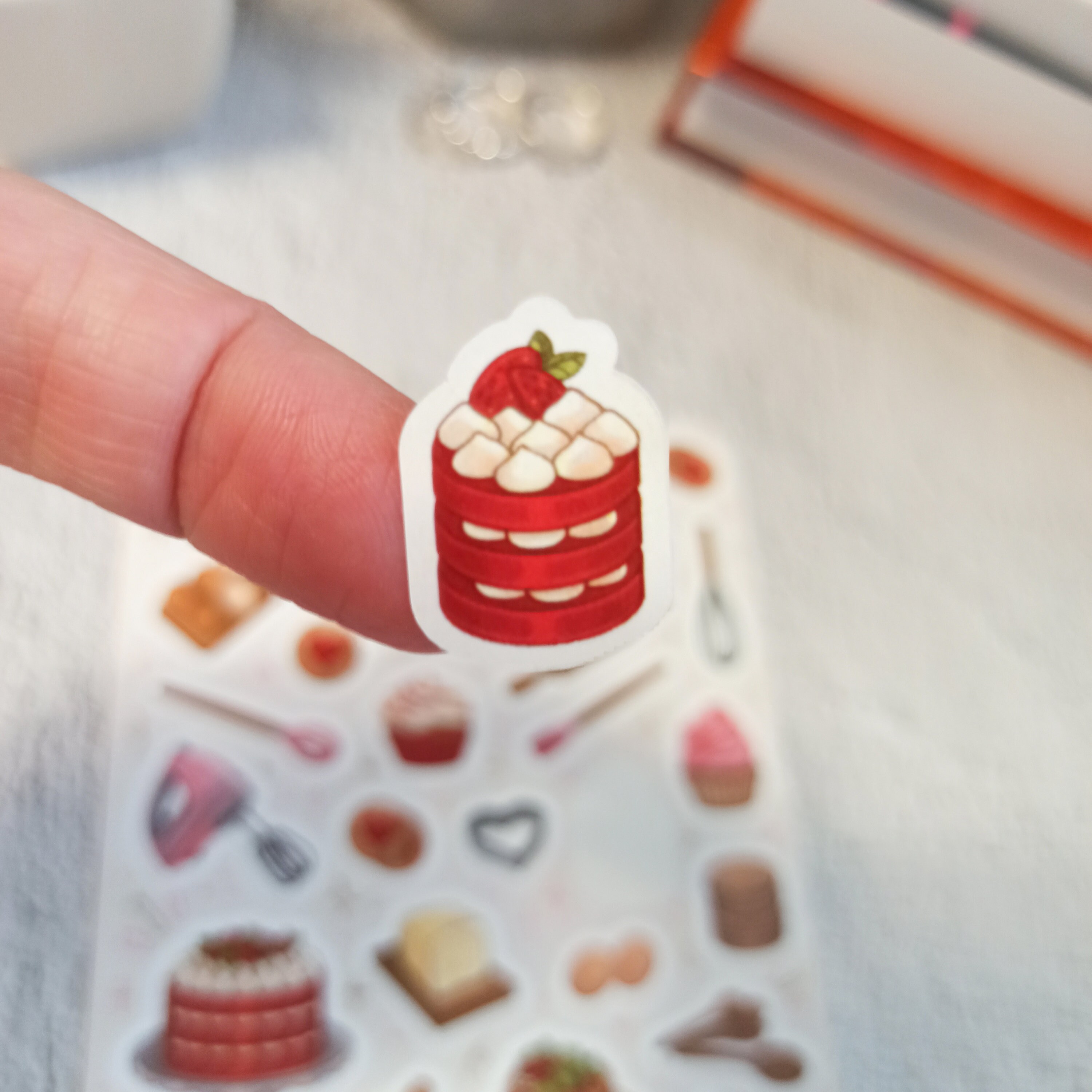 Sticker Sheet Baking. Bullet Journal Stickers Planner Etsy