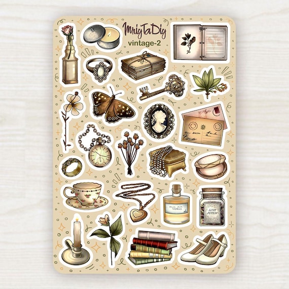 Classicseali 8 fogli di adesivi per scrapbooking oro, lettere