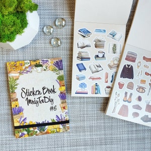 Sticker Book #6, 24 Sticker Sheets, Bullet Journal  Stickers, Planner Stickers, Scrapbook Stickers, Sticker Book Journaling Stickers