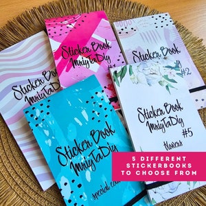 Sticker Books - 5 different ones to choose from, Bullet Journal  Stickers, Scrapbook Stickers, Sticker book with planner stickers