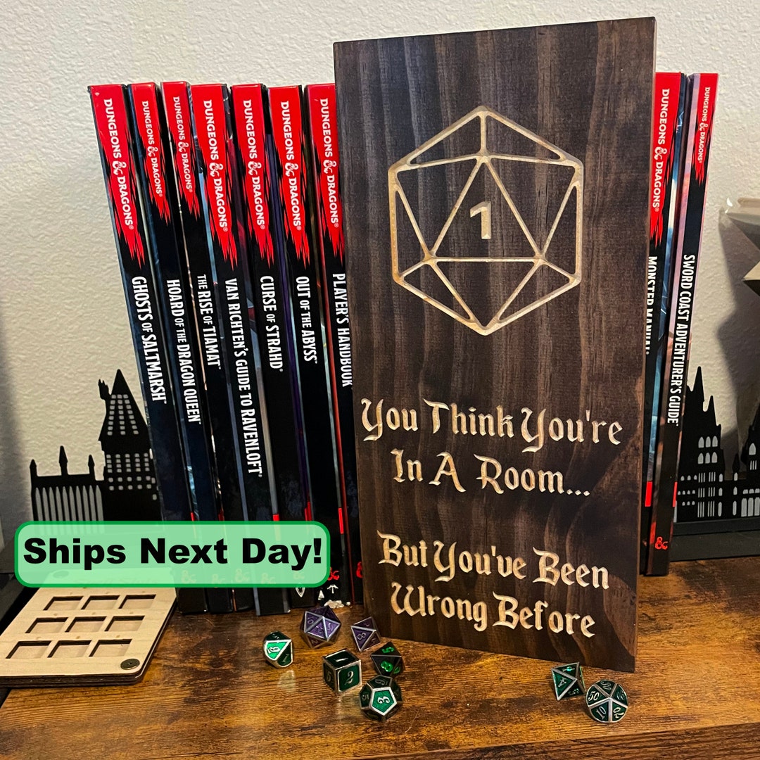 RPG Wall Art Natural 1 Dungeons and Dragons FREE SHIPPING Geek Art