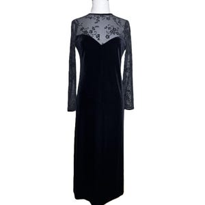 Vintage Long Black Dress - Etsy Vintage Long Black Dress - Etsy