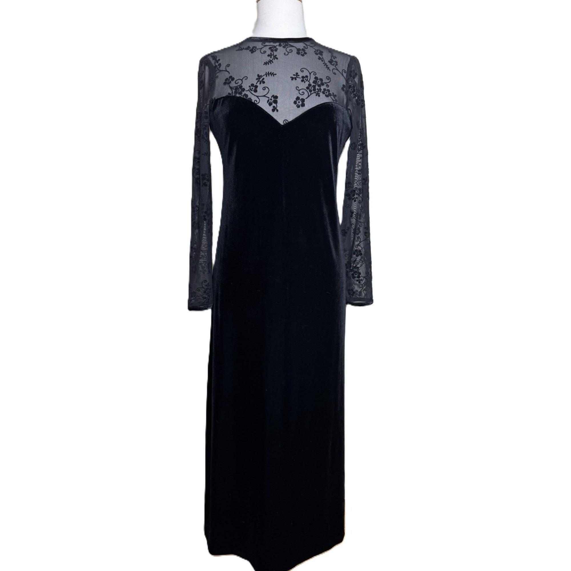 Black Lace Dress Vintage - Etsy Black Lace Dress Vintage - Etsy