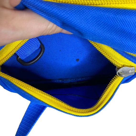 Vintage 90s Everest Blue & Yellow Fanny Pack, Bel… - image 7