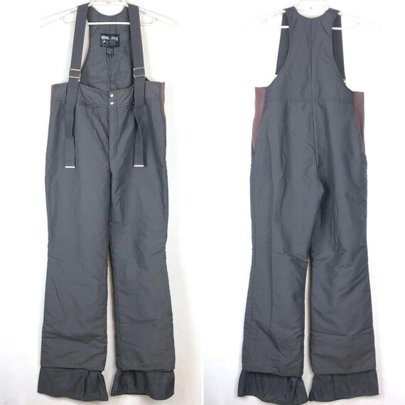 Vintage White Stag Men's Grey Ski Bib Overalls Pan