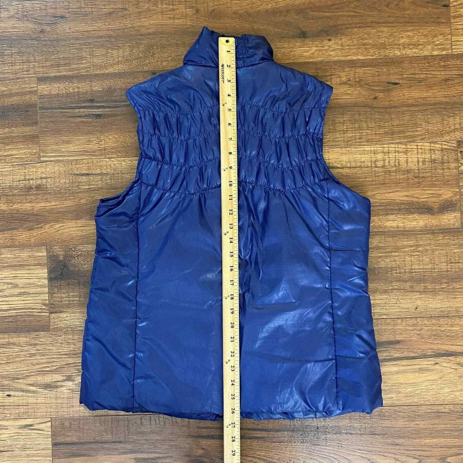 Izod Womens Blue Puffer Vest Retro Styling XL | Etsy