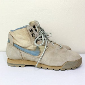 Botas de montaña nike a piel azul 8 / vintage 90's NIKE | Etsy España