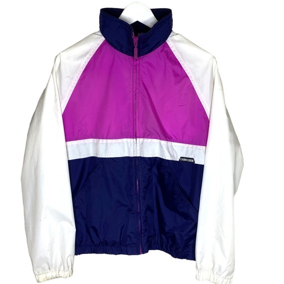 Pink white and blue windbreaker hotsell