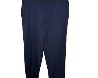 Pantalones de trabajo vintage de sarga gris oscuro Red Kap de los años 70 y 80, talla 38x32.