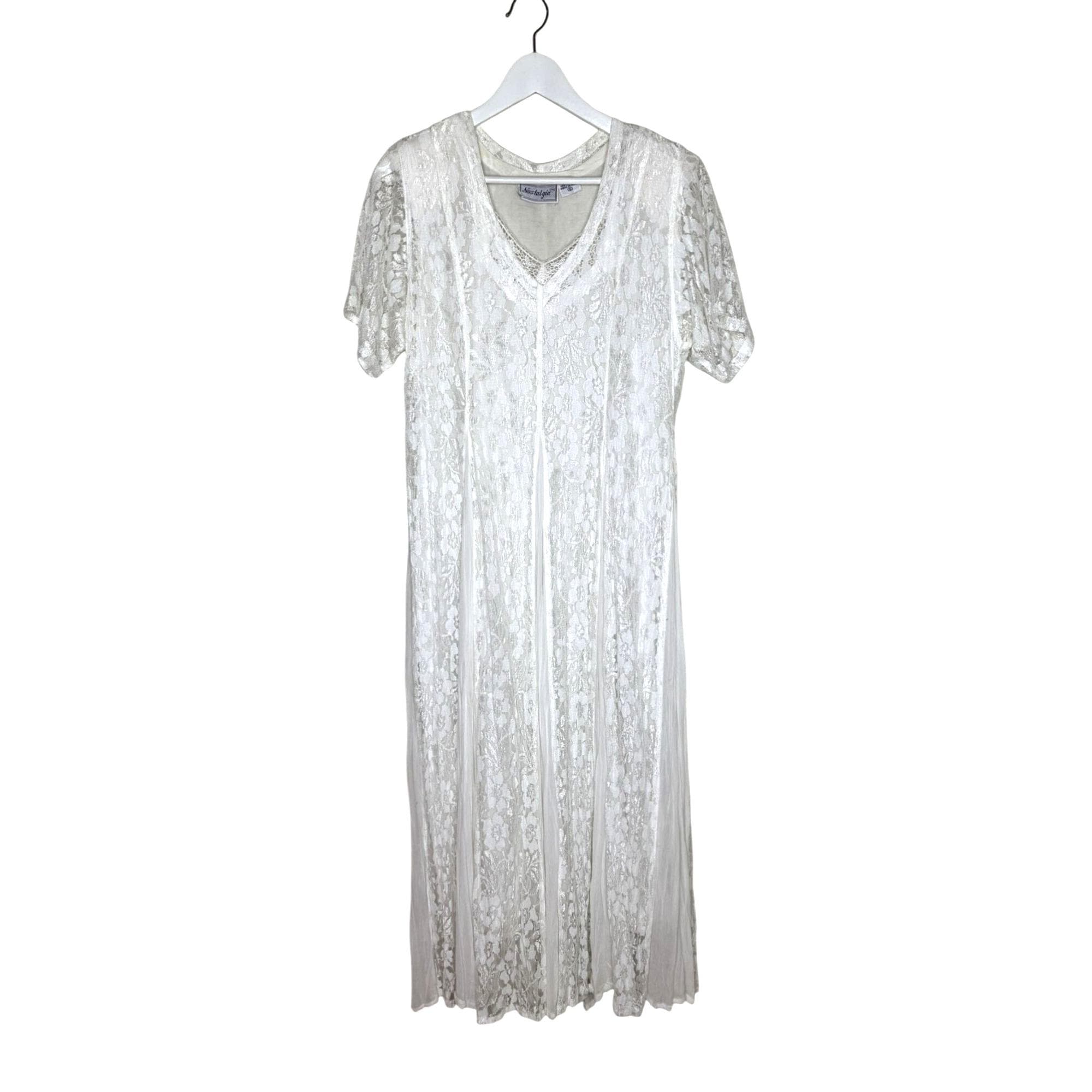 90s Vintage Maxi Dress - Etsy