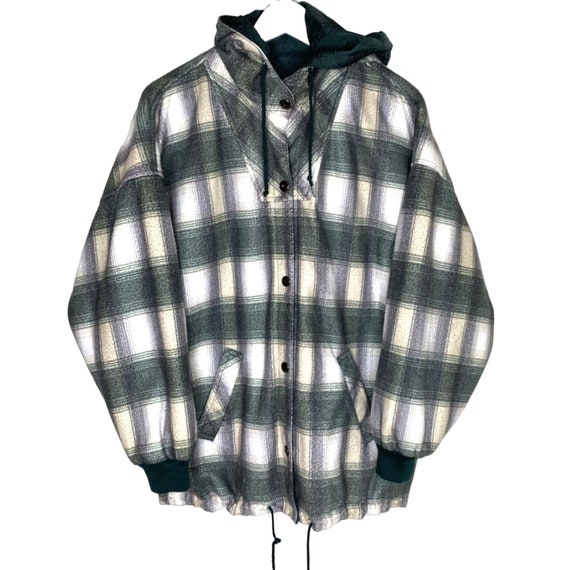 Checkered rain jacket sales