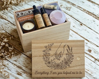 Birthday Spa Gift Box for Mom: Self Care Relaxation Set