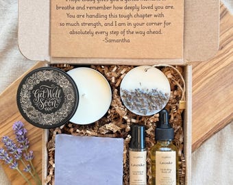 Get Well Soon Gift Box For Women - Relaxing Spa Self Care Kit