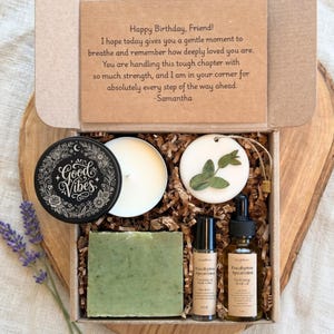 Mental Health Self Care Package for Women - Handmade Spa Gift Box