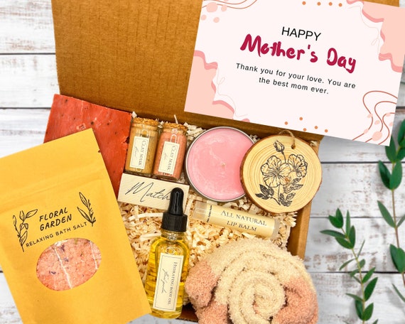 Mothers Day Gift for Mom, Gift Box for Mother, Self Care Kit, Spa Gift Set  