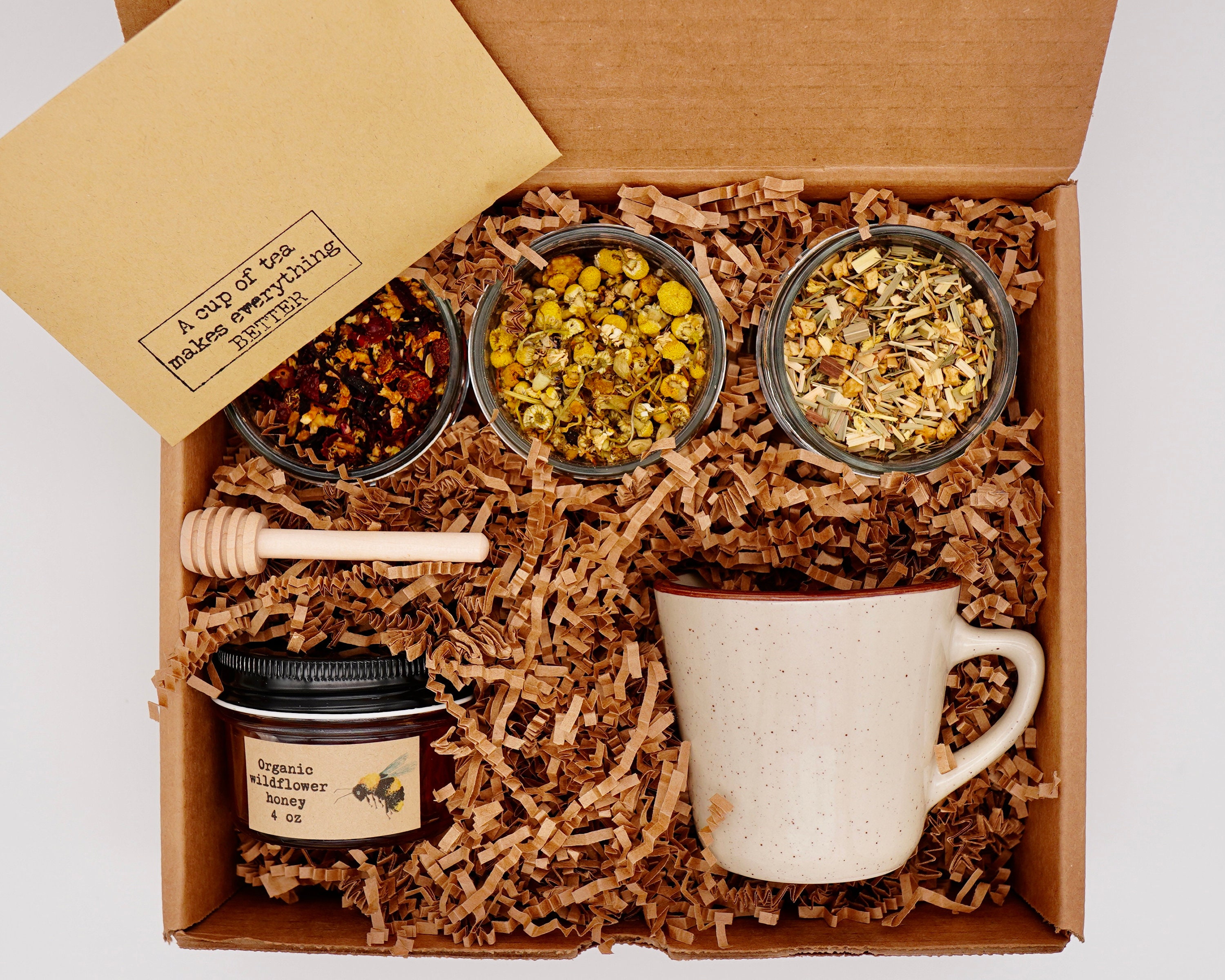 Mothers Day personalized Organic tea gift set tea gift box Etsy