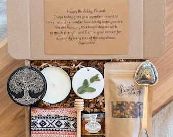 Teacher Tea Gift Box, Personalized Self Care Kit, Appreciation Package