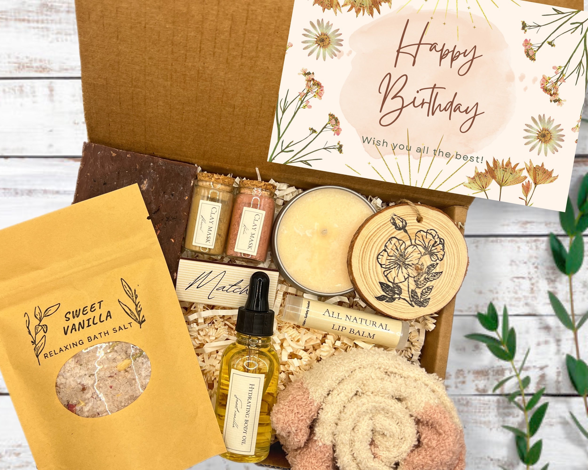 Mothers Day Gifts for Mom, Happy Birthday Gift Box, Spa Gift Set for Mom,  Mother In Law Gift, Gift Ideas for Her, Best Mom Gifts - MDGB002