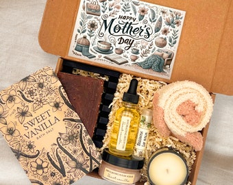 Mothers day gift box, gifts for women, gifts for mom, spa gift basket for her, personalized hygge gift box, grandma gift, nonna gift set