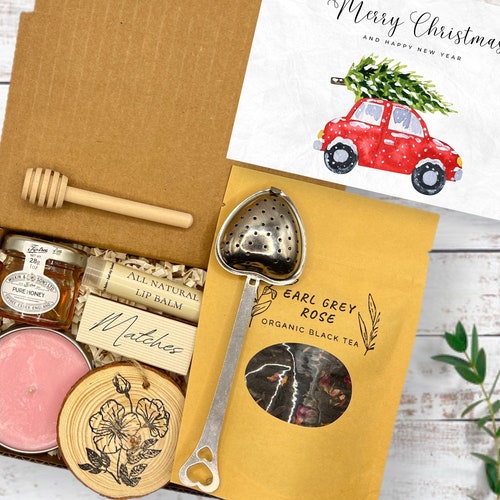 Self Care Gift Gift Box Spa Kit Tea Gift for Her Etsy
