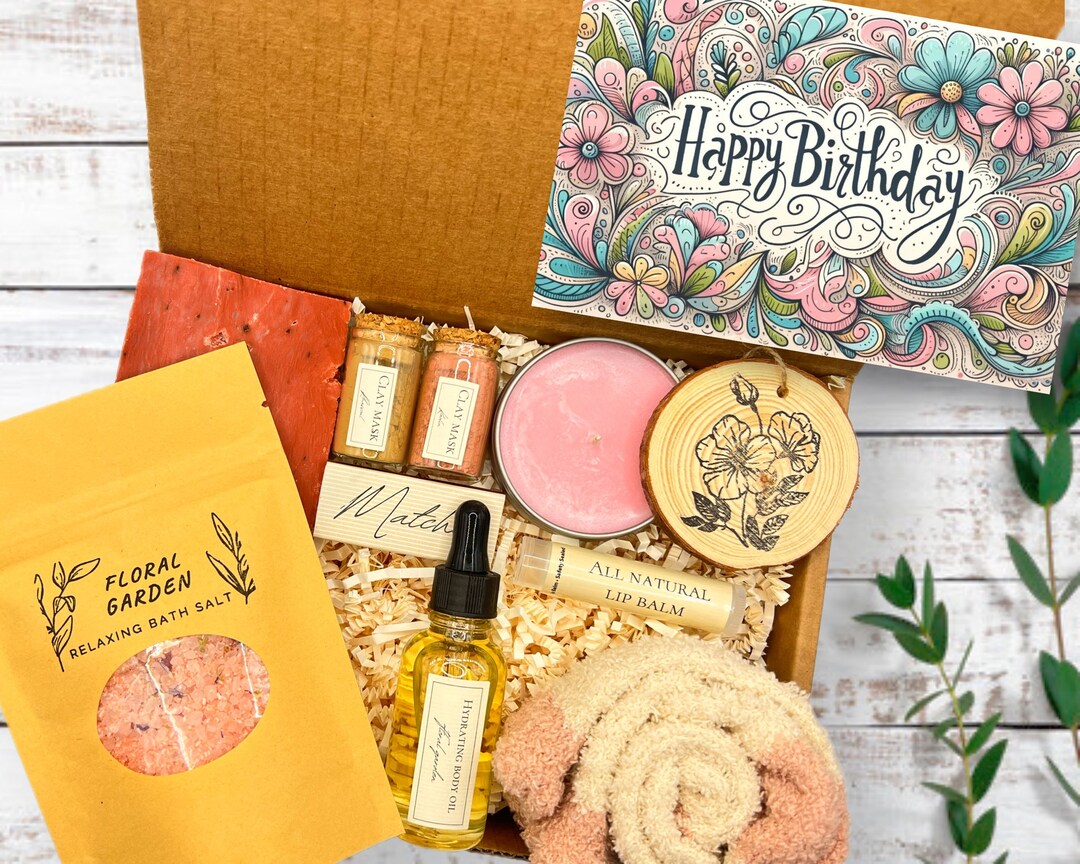Bestie Gift Box Best Friend Birthday Gift Personalized Spa Gift Box