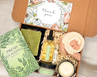 Coworker gift box, thank you gift for coworker, Mother’s Day gift, spa gift basket