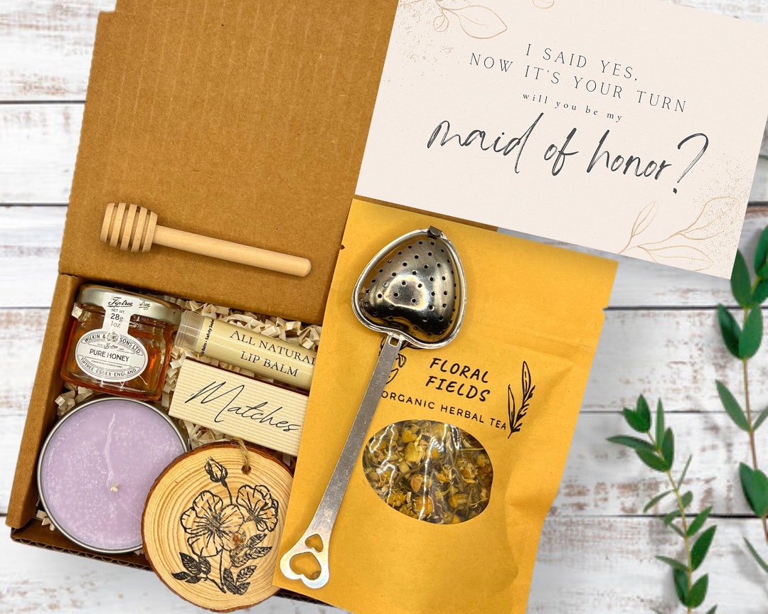 Personalized Maid of Honor Proposal Box Gift Set, Will You Be My Maid — free download