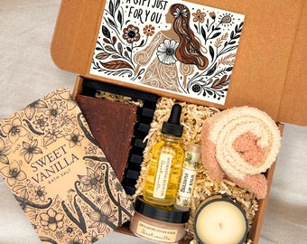 Coffret cadeau soins personnels pour femme, kit soins personnels, coffret cadeau hygge, panier cadeau anniversaire femme, coffret cadeau meilleure amie, coffret cadeau thé, cadeau pour elle