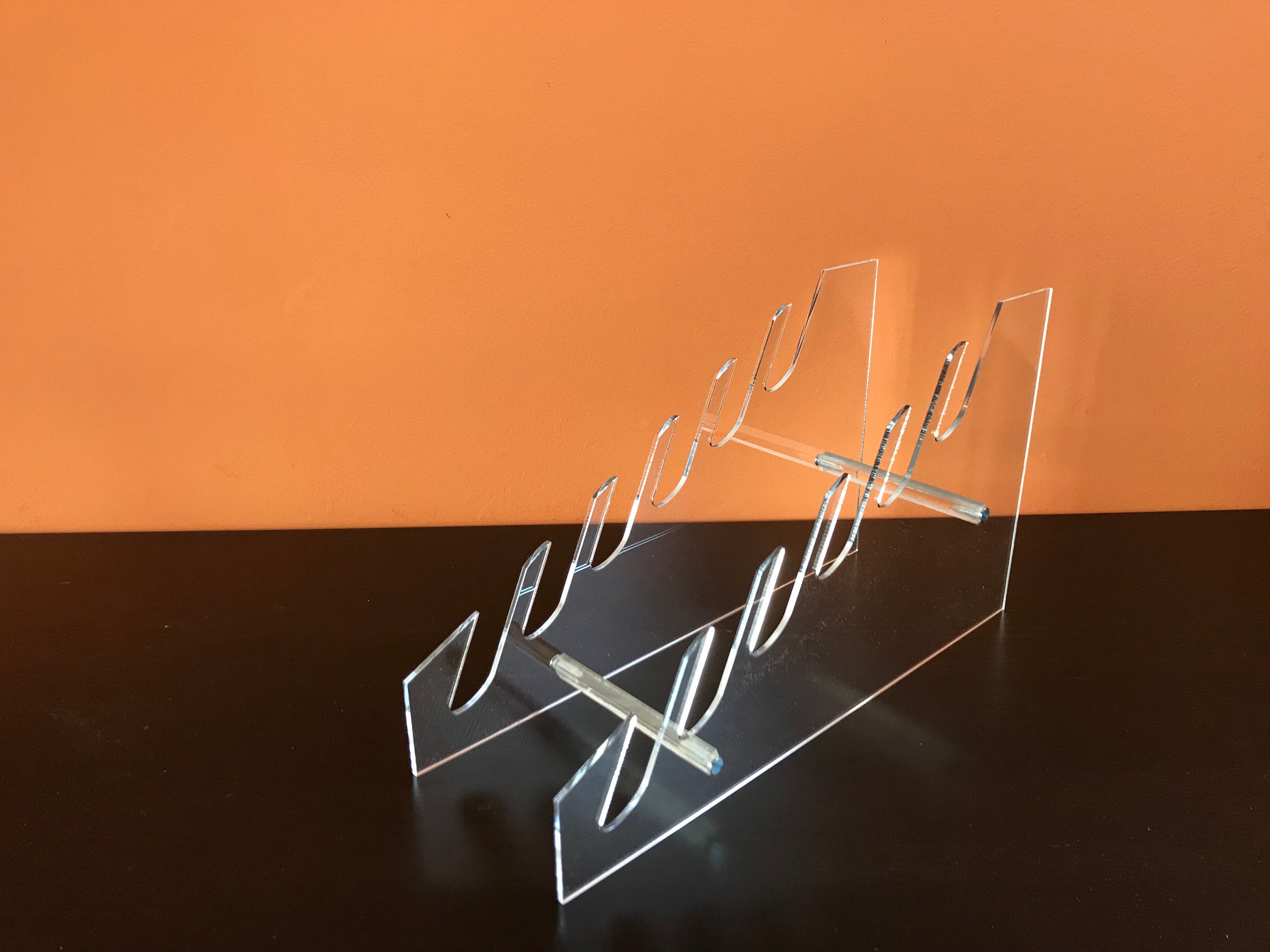 Multiple Clear Acrylic Plastic Plate Disk Dish Display Stand - Etsy