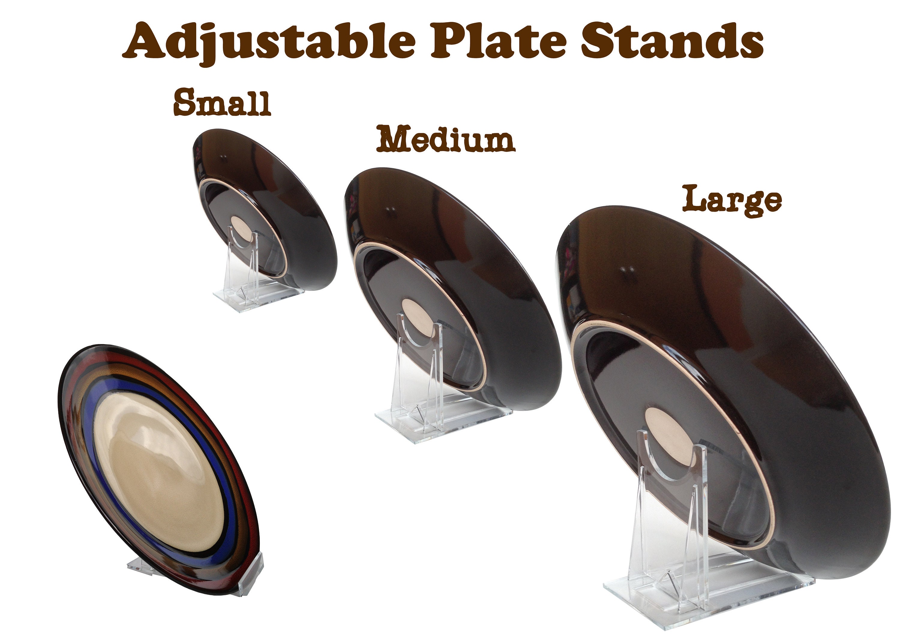 Adjustable Plate Stands