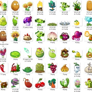 400+ Plant and Zombie Clipart Bundle, Plants Vs Zombies Heros, Plants ...