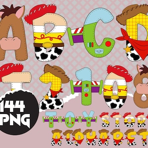 Toy Story Alphabet png, Toy Story Clipart, Mixed Alphabet, Toy Story tshirt, Toy Story Font png