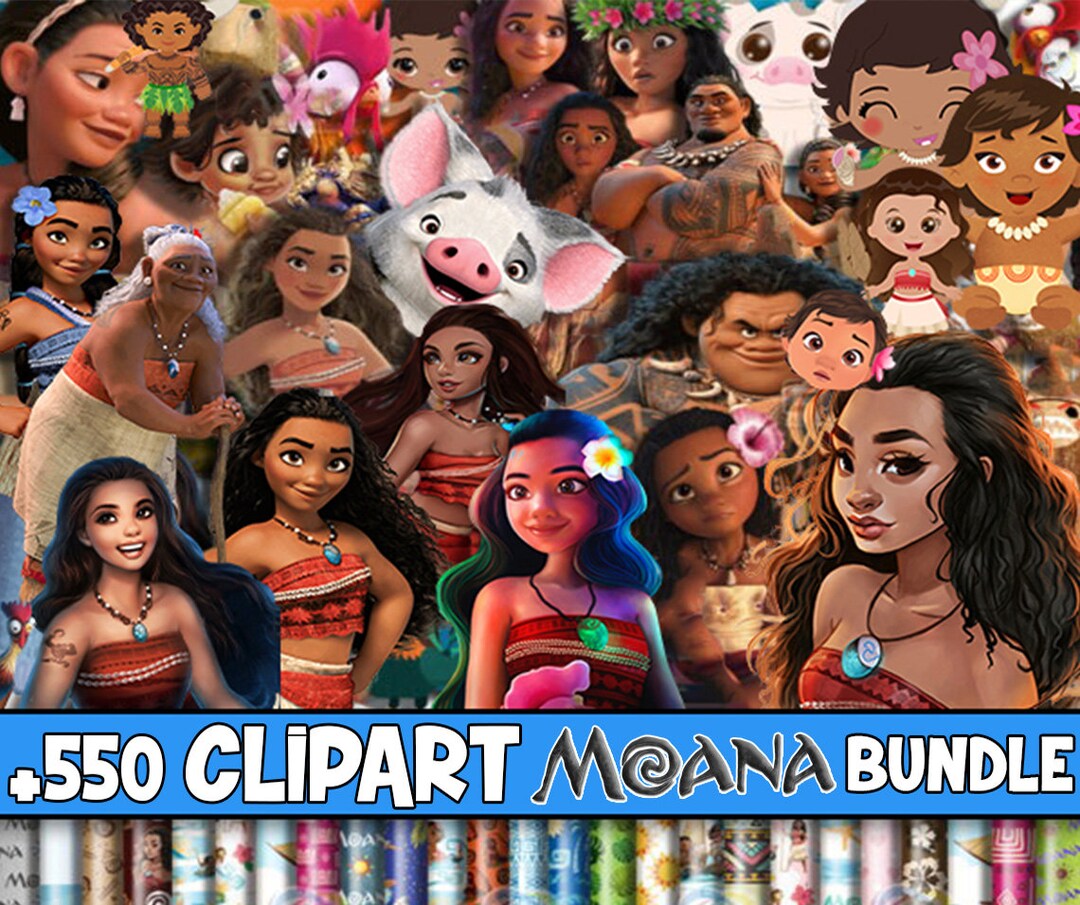 550+ Moana Clipart, Moana PNG, Moana Birthday, Moana Font, Moana ...