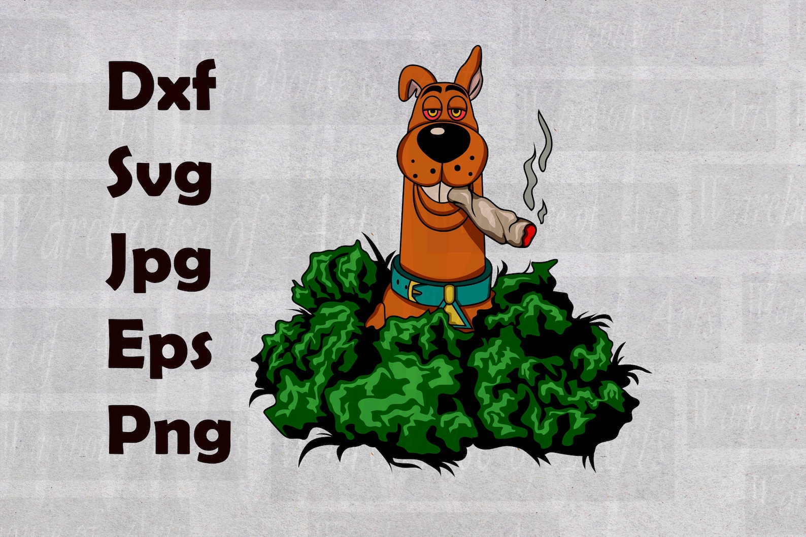 Scooby Doo Weed SVG