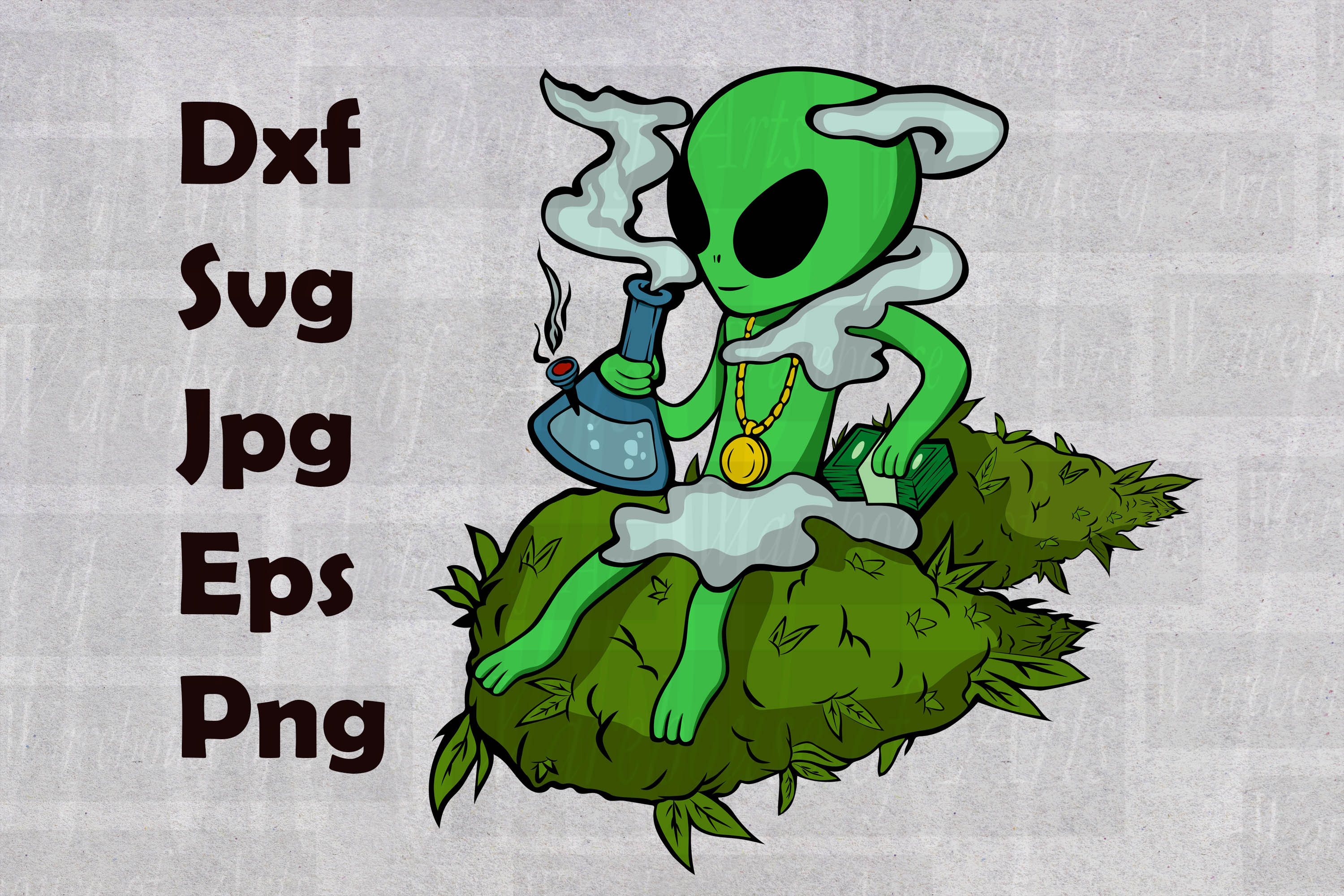 Alien Svg, Cannabis Svg, Cut, Cutting, Cricut, Marijuana Svg, Instant ...