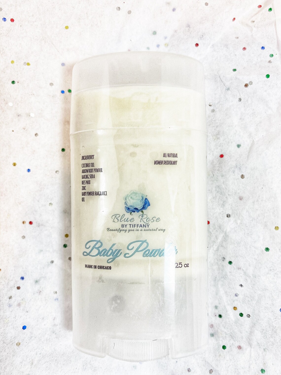 Baby Powder Natural Deodorant 2.5oz Etsy