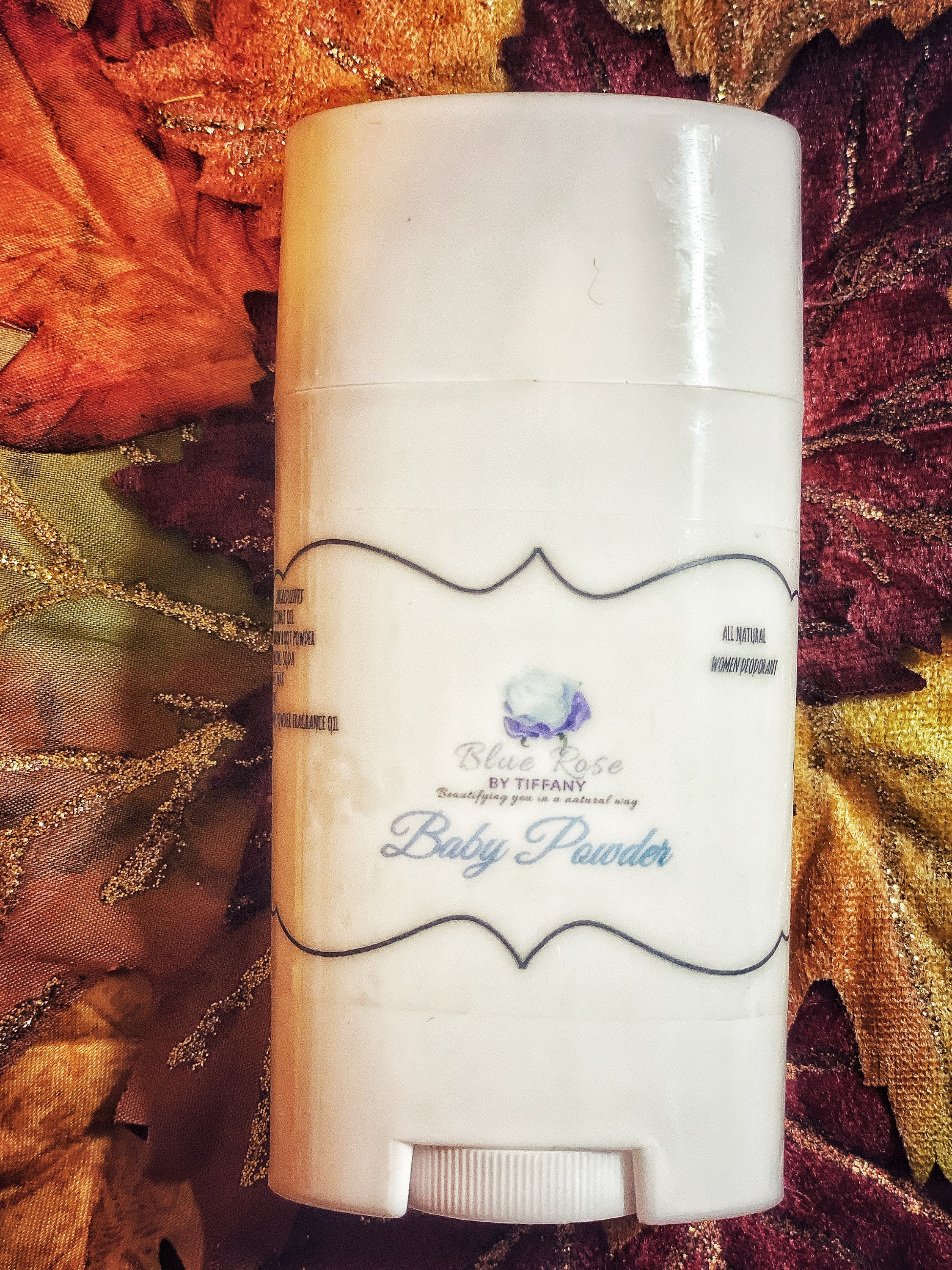 Baby powder Natural Deodorant 2.5oz Etsy